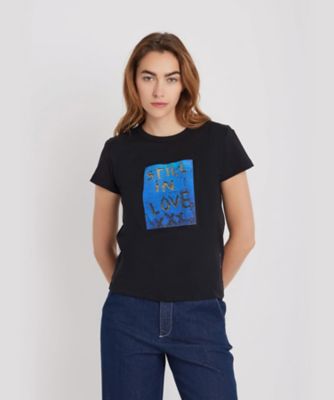 コットン　プリント　半袖　アーティスト　Ｔシャツ　”Ｌｏｎｄｏｎｉｅｎ”（２６５３ＳＦＡ７０００）