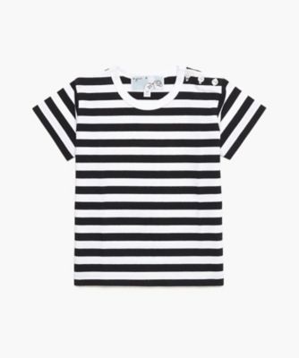 ＜agnes b. ENFANT (Baby&Kids)＞Ｊ００８　Ｌ　ＴＳ　ベビー　ボーダーＴシャツ（２９１２Ｊ００８１０００）