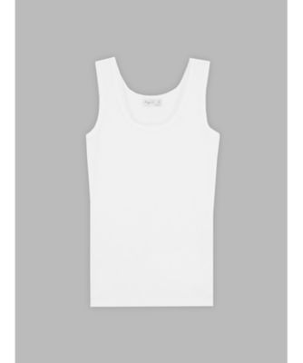 ＜agnes b. (Women)＞ＪＧ１３　ＤＥＢＡＲＤＥＵＲ　コットンタンクトップ（３１１１ＪＧ１３０１０）