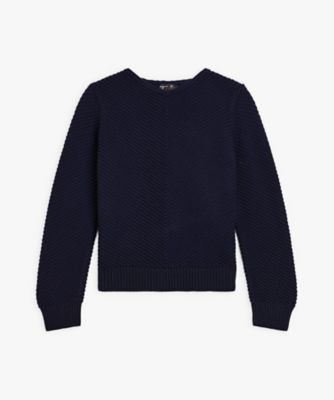 ＜agnes b. (Women)＞ウール　ジャンパー　”Ｃｏｒｓａｉｒｅ”（３１Ｔ６Ｌ００Ｈ６９５）