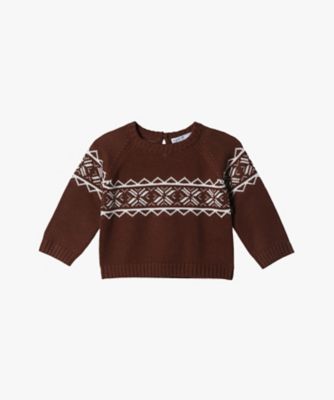 ＜agnes b. ENFANT (Baby&Kids)＞ベビー　長袖　ニットプルオーバー　（３４Ｔ６Ｌ１９Ａ９０８）