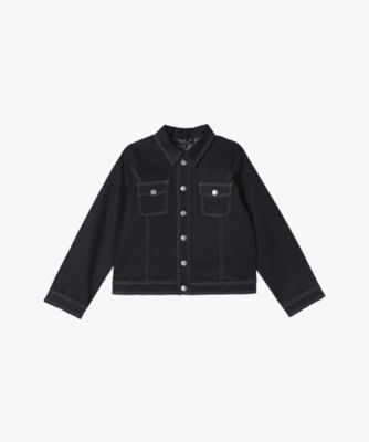 ＜agnes b. ENFANT (Baby&Kids)＞ＴＶ１２　Ｅ　ＢＬＯＵＳＯＮ　キッズ　デニムブルゾン（３８５１ＴＶ１２６０６０）