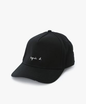 メンズ ロゴ刺繍 キャップ（2572GT478012） | agnes b