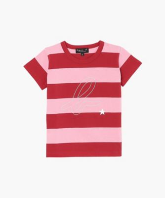 　ＳＤＨ０　Ｅ　ＴＳ　キッズ　ボーダーｂ．ロゴＴシャツ（４９５２ＳＤＨ０２２８７）