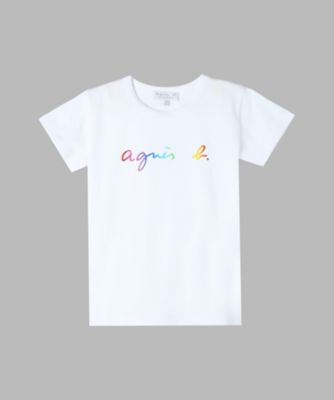 ＜agnes b. ENFANT(Baby&Kids)＞ＳＥＮ７　Ｅ　ＴＳ　キッズ　Ｔシャツ（４９５２ＳＥＮ７０１０）