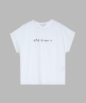 ＜TO B. BY AGNES B.＞ＷＷ２１　ＴＳ　マカロンロゴＴシャツ（４９８６ＷＷ２１０１０）