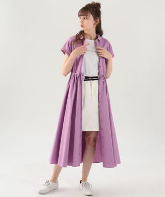 ＜TO B. BY AGNES B.＞ＷＤ９８　ＲＯＢＥ　ロングシャツワンピース（５２３９ＷＤ９８５５０）