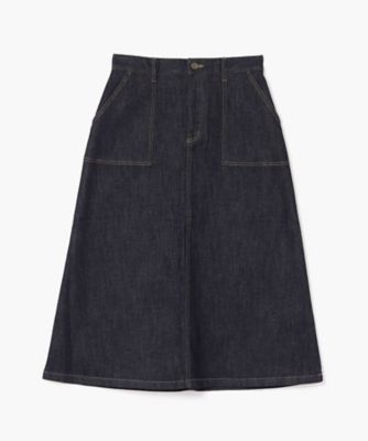 ＜TO B. BY AGNES B.＞ＷＧ５１　ＳＫＩＲＴ　デニムミディスカート（５４３１ＷＧ５１６８２）
