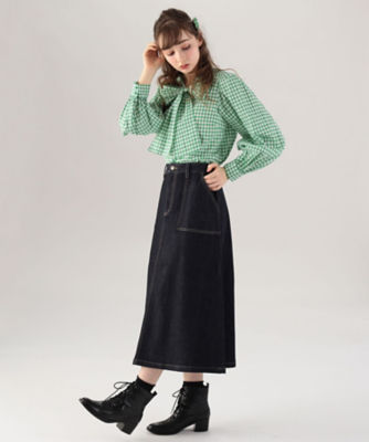 ＷＧ５１ ＳＫＩＲＴ デニムミディスカート（５４３１ＷＧ５１６８２