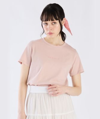 ＜TO B. BY AGNES B.＞ＷＷ２１　ＴＳ　ミニロゴカラーＴシャツ（５４３８ＷＷ２１４２０）