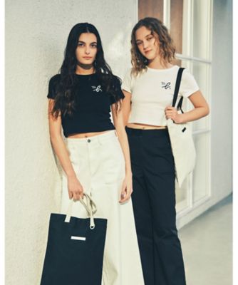 WT86 PANTALON ホワイト デニム ワイドパンツ