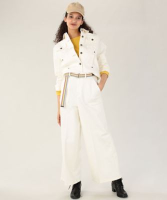 ＷＴ８６　ＢＬＯＵＳＯＮ　ホワイト　デニム　ジャケット（５４９３ＷＴ８６０１０）