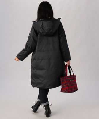 TO B. BY AGNES B./トゥービー バイ アニエスベー ＷＲ７０ ＭＡＮＴＥＡＵ リバーシブルフラットロゴロングダウン（５５４９ＷＲ７００００）  ダウンジャケット・コート／中綿ジャケット・コート-r3-reika.com