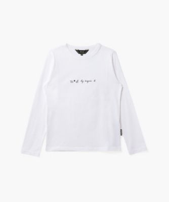 ＜TO B. BY AGNES B.＞ロゴロングスリーブ　Ｔシャツ（５５８１ＷＭ４００１０）