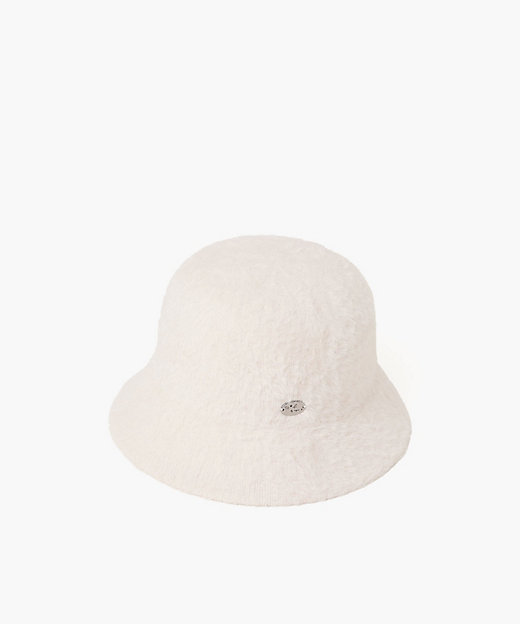 ＜三越伊勢丹/公式＞ バイ アニエスベー WT52 BOB へアリーバケットハット 021ホワイト 帽子