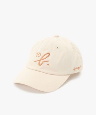 ＜TO B. BY AGNES B.＞”Ｔｏ　ｂ．”　ビッグロゴ　刺繍　キャップ（５６８３ＷＷ５８０２７）