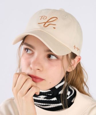 To b．” ビッグロゴ 刺繍 キャップ（5683WW58027） | TO