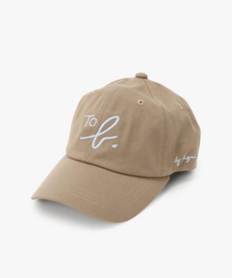 ＜TO B. BY AGNES B.＞”Ｔｏ　ｂ．”　ビッグロゴ　刺繍　キャップ（５６８３ＷＷ５８３７０）