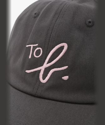 To b．” ビッグロゴ 刺繍 キャップ（5683WW58850） | TO