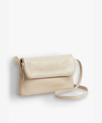 美品　agnès b(アニエス・ベー)ショルダー本革バッグ agnes b. - agnes b. アニエスベー ショルダーバッグ ロゴ 本革