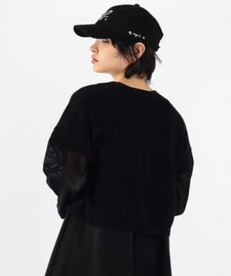 ＷＵ４１ ＰＵＬＬＯＶＥＲ メッシュニットカーディガン