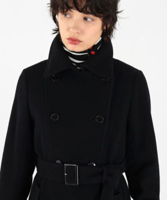 ＷＵ６０ ＭＡＮＴＥＡＵ ウールトレンチコート