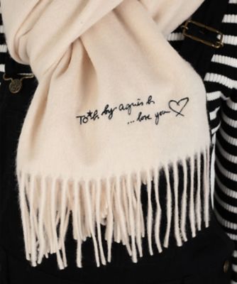 agnès b. カシミヤマフラー アニエスベー cashmere 楽天市場】【マラソン開始6h限定☆10％OFFクーポン】マフラー