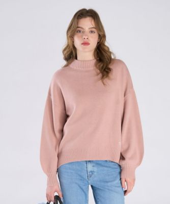 TO B. BY AGNES B./トゥービー バイ アニエスベー ニューソフトニットプルオーバー(5892WM31423) 423ピンク トップス【三越伊勢丹/公式】