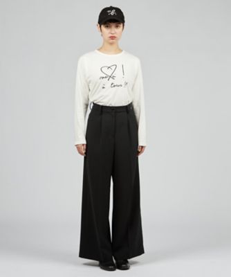 【人気ショップが最安値挑戦！】 WK50 PANTALON マニッシュワイドパンツ パンツ