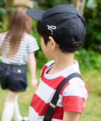 Ｋ０３２ Ｅ ＣＡＳＱＵＥＴＴＥ キッズ ｂ．キャップ（６００ＢＫ０３２０００） | agnes b. ENFANT(Baby&Kids)/アニエスベー  アンファン | 三越伊勢丹オンラインストア・通販【公式】