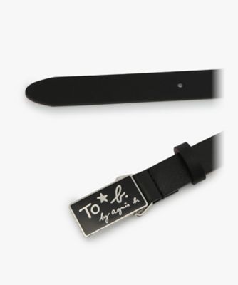 ロゴバックルレザーベルト（6012WV89000） | TO B. BY