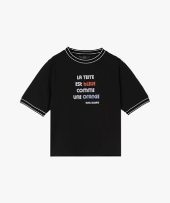 ＜TO B. BY AGNES B.＞ポールエリュアールリブラインＴシャツ（６０３５ＷＷ０２０００）