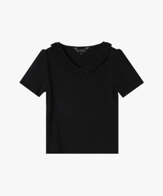 【Ｏｕｔｌｅｔ】ＷＷ０８　ＴＳ　Ｖネック　レース　Ｔシャツ（６０４１ＷＷ０８０００）