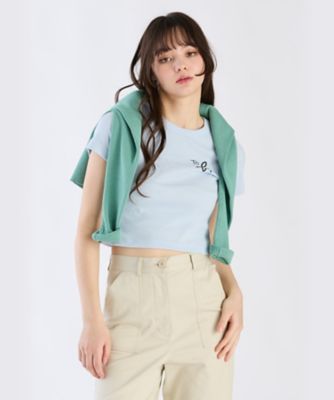 WU20 TS ニュークロップドコンパクトTシャツ