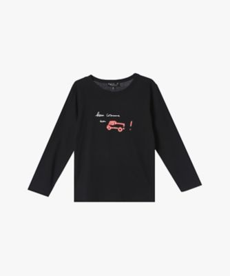 ＜agnes b. ENFANT (Baby&Kids)＞ＳＥＱ２　Ｅ　ＴＳ　キッズ　Ｔシャツ（６０７５ＳＥＱ２０００）