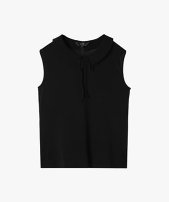 ＜TO B. BY AGNES B.＞リボンカラーＴシャツ（６０７８ＷＵ６１０００）
