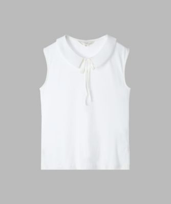 TO B. BY AGNES B./トゥービー バイ アニエスベー リボンカラーＴシャツ（６０７８ＷＵ６１０１０）