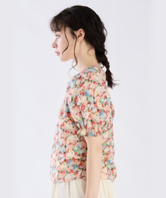 【美品】トゥビーバイアニエスベー　ブラウス　白　リボン　送料込み トゥービー バイ アニエスベー To b. by agne's b ローンリボン