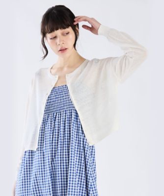 ＷＲ２７　ＣＡＲＤＩＧＡＮ　シアーニット　カーディガン（６０８５ＷＲ２７０１０）