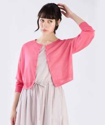 ＜TO B. BY AGNES B.＞ＷＲ２７　ＣＡＲＤＩＧＡＮ　シアーニット　カーディガン（６０８５ＷＲ２７４３０）
