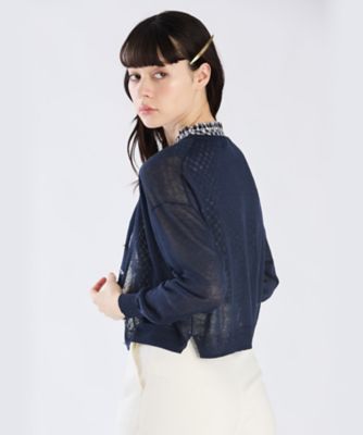 ＷＲ２７　ＣＡＲＤＩＧＡＮ　シアーニット　カーディガン（６０８５ＷＲ２７６８０）