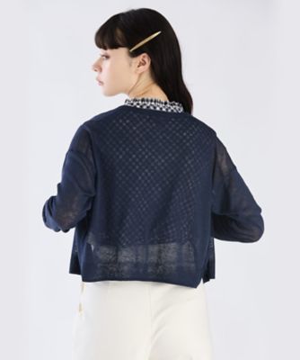 ＷＲ２７　ＣＡＲＤＩＧＡＮ　シアーニット　カーディガン（６０８５ＷＲ２７６８０）