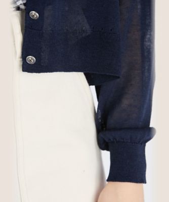 ＷＲ２７　ＣＡＲＤＩＧＡＮ　シアーニット　カーディガン（６０８５ＷＲ２７６８０）