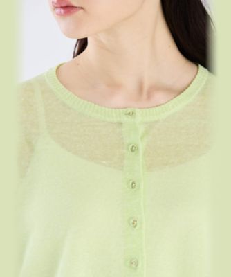 ＷＲ２７　ＣＡＲＤＩＧＡＮ　シアーニット　カーディガン（６０８５ＷＲ２７７６０）