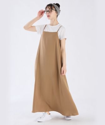 ＜TO B. BY AGNES B.＞ＷＥＢ限定　ロングキャミドレス（６１０１ＷＷ３５０２３）