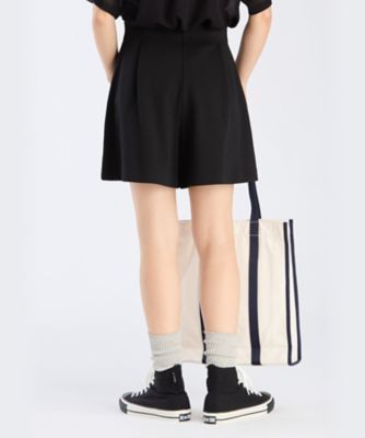 ヴィンテージ Agnes b. レザーショートパンツ　BLACK サイズ38 ポンテショートパンツ ｜To b. by agnès b.（トゥービー バイ