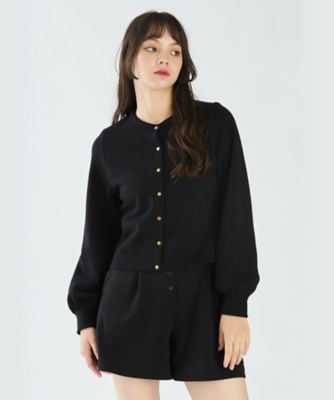 コットン ブラッシュド プリティ カーディガン