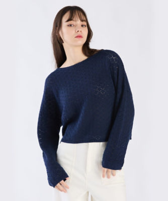 ＜TO B. BY AGNES B.＞オープンワークプルオーバー（６１４８ＷＷ６１６９０）