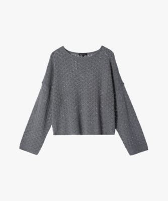 ＜TO B. BY AGNES B.＞ＷＷ６１　ＰＵＬＬＯＶＥＲ　オープンワークプルオーバー（６１４８ＷＷ６１８２０）