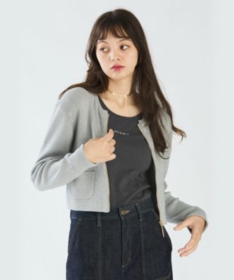 ＷＷ６２　ＣＡＲＤＩＧＡＮ　コットンニットジップカーディガン（６１５０ＷＷ６２８２０）